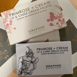 Seraphine Botanical Primrose + Cream- Lip and Cheek Cream Palette